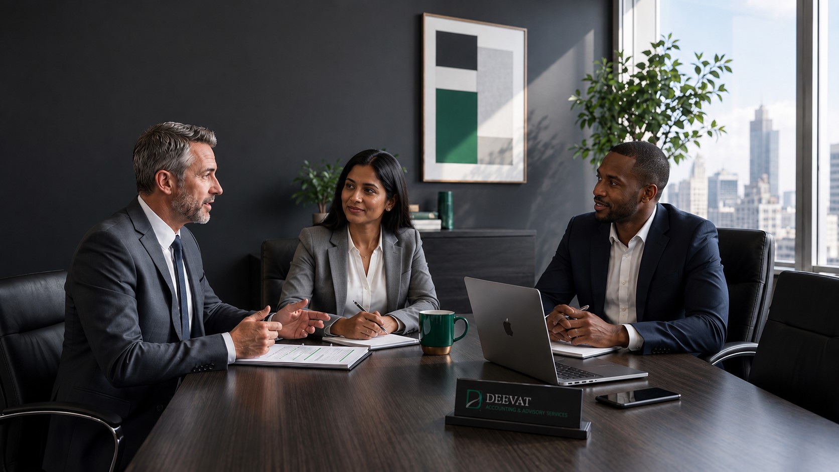 Meeting with client